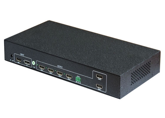 HDMI 2.0 ইনপুট এবং চারটি 1080p আউটপুট ভিডিও ওয়াল কন্ট্রোলার 2x2 4K 60Hz