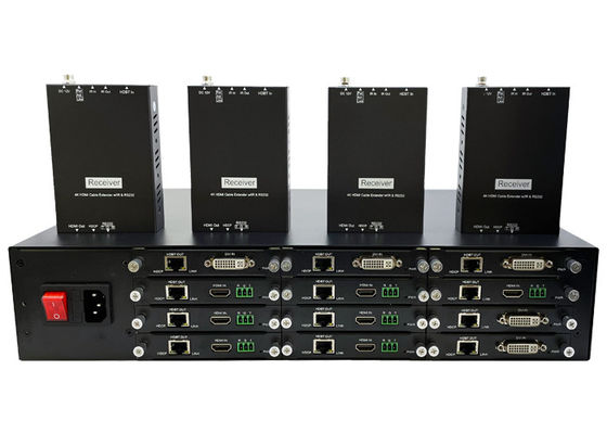 12X Hdmi ইনপুট এবং HDBaseT আউটপুট সহ Cat5 এক্সটেন্ডারের উপরে 4k HDMI