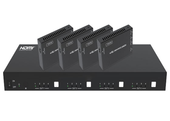 70m Ir Hdbaset ম্যাট্রিক্স 18 জিবিপিএস 4x4 Hdmi2.0 ইথারনেট এডিড সমর্থন করে