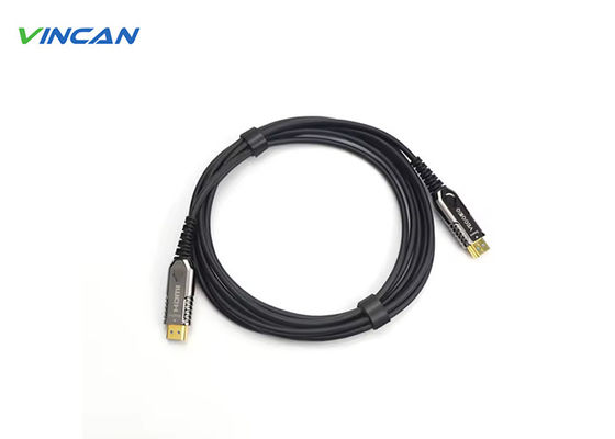 পেশাগত 4K HDMI ফাইবার ক্যাবল উচ্চ গতির ট্রান্সমিশন, কোন হস্তক্ষেপ