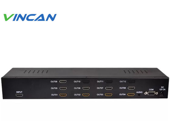 4k*2k 60Hz 3x3 HDMI ভিডিও ওয়াল প্রসেসর VGA HDMI সিগন্যাল উত্স সহ