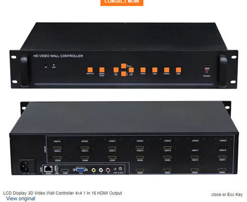 কন্ট্রোল রুম অপারেশন জন্য শক্তিশালী HDMI ভিডিও ওয়াল কন্ট্রোলার