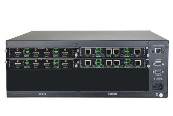 4K30HZ 8x8 8 ইন 8 আউট এইচডিএমআই ম্যাট্রিক্স সুইচার Rs232 নিয়ন্ত্রণ সহ