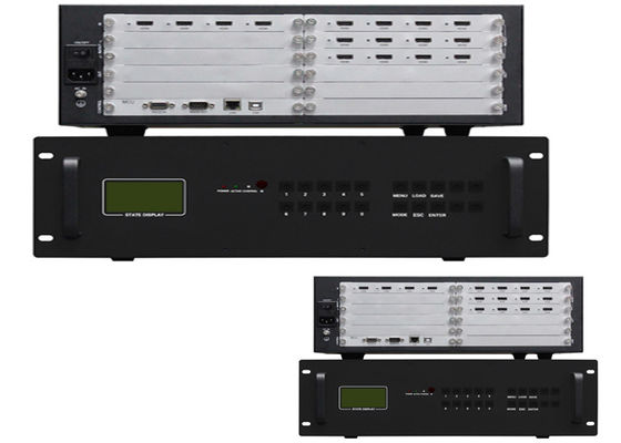 পেশাদার পূর্ণ 4K30hz 16 চ্যানেল HDMI ভিডিও ওয়াল কন্ট্রোলার 12 ইন 4 আউট LED এলসিডি ভিডিও ওয়াল প্রসেসর