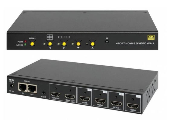 মাল্টি-স্ক্রিন HDMI ভিডিও ওয়াল কন্ট্রোলার - নমনীয় বিন্যাস এবং কনফিগারেশন সমর্থন