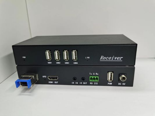 আইআর ইনপুট/আউটপুট 18Gbps ডেটা রেট সহ 4K 60Hz MPO HDMI অপটিক ক্যাবল কালো