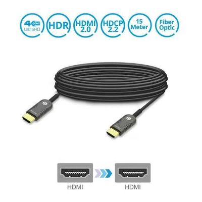 "হাই-স্পিড HDMI 2.0 ফাইবার অপটিক ক্যাবল - 4K@60Hz, 18GbpsUltra HD সাপোর্ট