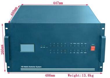 225MHz ব্যান্ডউইথ এবং ইথারনেট কন্ট্রোল সহ সহজে অ্যাক্সেসযোগ্য ভিডিও ম্যাট্রিক্স সুইচার