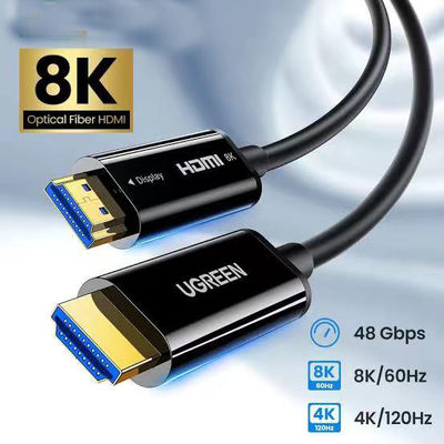 উচ্চ গতির 4K 60Hz HDMI ফাইবার অপটিক ক্যাবল অ্যাক্টিভ HDCP2.2 HDMI ক্যাবল