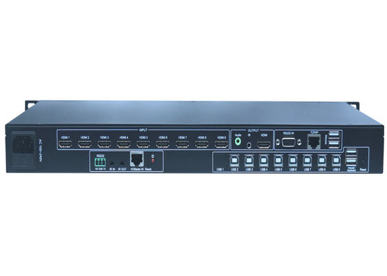 8X1 4k 60Hz HDMI মাল্টিভিউয়ার HDCP 2.2 HDBaseT 70 মিটার আউটপুট পোর্ট