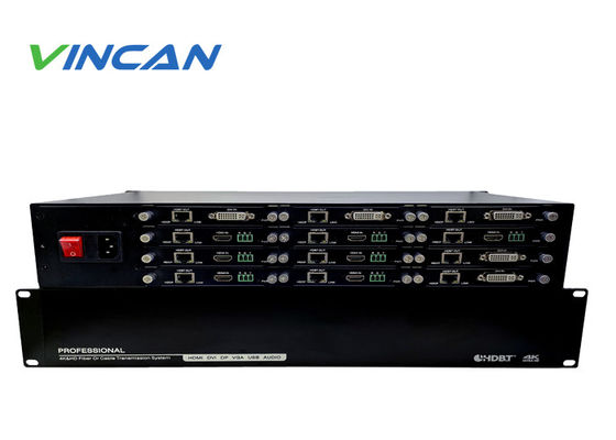 পেশাদার র্যাক-মাউন্ট HDBaseT এক্সটেন্ডার 4K @ 60Hz ক্ষতিহীন ট্রান্সমিশন, 100 মিটার পর্যন্ত