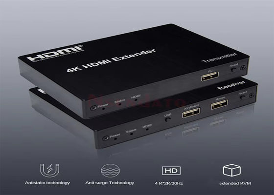 150M 4K 30Hz HDMI KVM ইউএসবি পোর্ট HDBaseT এক্সটেন্ডার Cat 5e/Cat6 এর মাধ্যমে