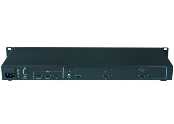 1 ইনপুট 4 আউটপুট HDMI1 HDMI2 এবং DP ইন্টারফেসের সাথে অনিয়মিত ভিডিও ওয়াল কন্ট্রোলার