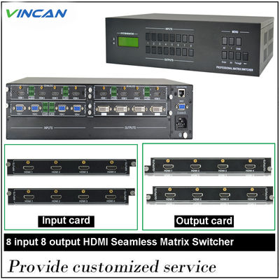 8 এর মধ্যে 22W HDMI ম্যাট্রিক্স সুইচার সম্পূর্ণ ডিজিটাল HDMI সিগন্যাল সুইচার