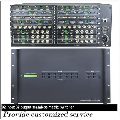4K 32x32 চ্যাসিস সহ IR রিমোট কন্ট্রোল RS232 HDMI সুইচার