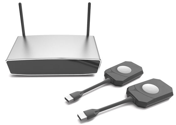 4K HDMI ওয়্যারলেস ডিসপ্লে অ্যাডাপ্টার ডংলে AES CCMP এনক্রিপশন 12V DC পাওয়ার সাপ্লাই