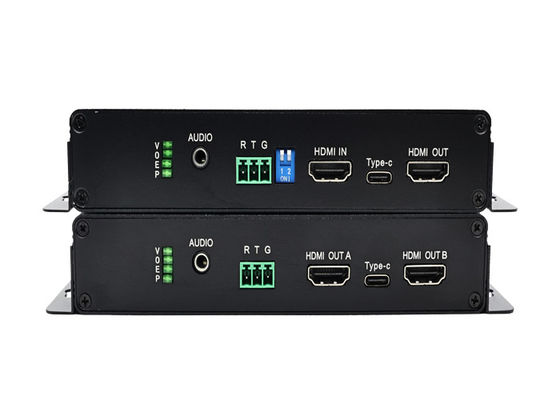 অডিও এমবেডিং সহ 4K 60Hz HDMI অপটিক্যাল এক্সটেন্ডার ফাইবারের মাধ্যমে HDMI 4K এক্সটেন্ডার