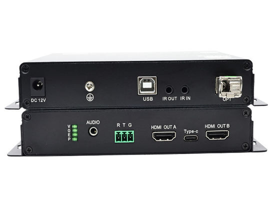 উচ্চ পারফরম্যান্স 4K 60Hz HDMI ফাইবার অপটিক এক্সটেন্ডার     10KM পর্যন্ত ট্রান্সমিশন