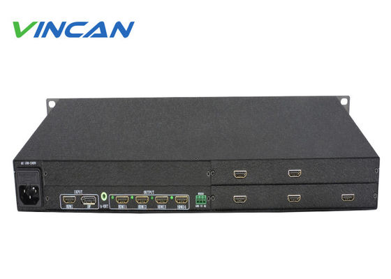 4K 1 ইন 9 আউট HDMI ভিডিও ওয়াল কন্ট্রোলার 3x3 LCD ডিসপ্লে সেটআপের জন্য