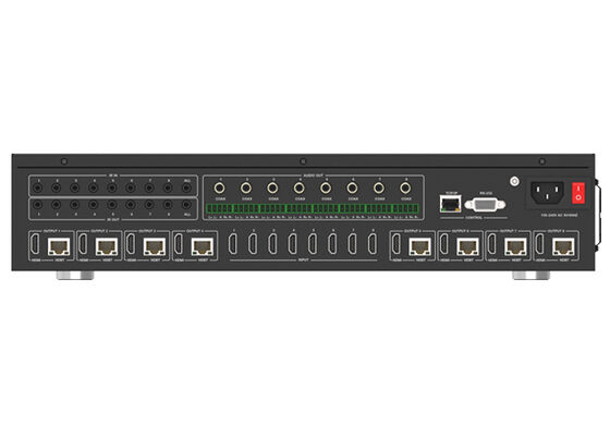 VINCAN 8x8 HDBaseT HDMI ম্যাট্রিক্স সুইচার 4K604:4৪ ভিডিও এবং পিওসি পেশাদার এভি ইনস্টলেশনের জন্য