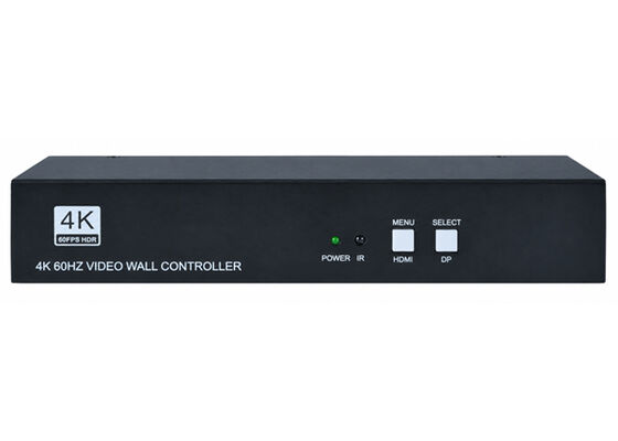 1 in 4 Out Video Wall Controller with DP Input and RS232 Control for Multi-Screen Video Wall Processor