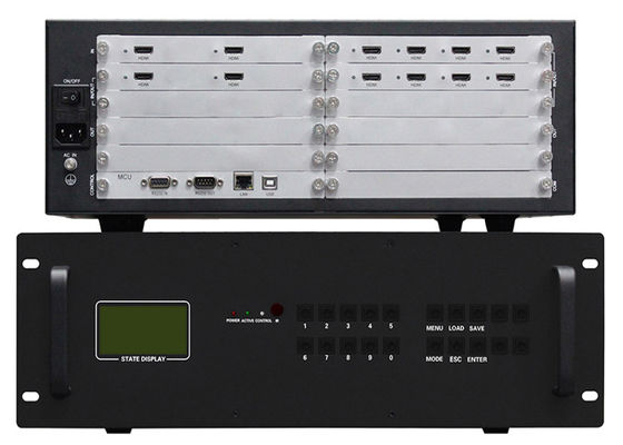 4K 1080P HDMI ভিডিও ওয়াল কন্ট্রোলার 4 চ্যানেল ইনপুট 8 চ্যানেল আউটপুট