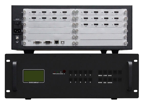 HDMI 1920*1200 60HZ ভিডিও ওয়াল প্রসেসর 8 চ্যানেল 12টি চ্যানেল আউট
