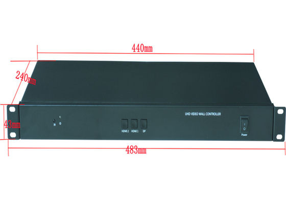 মাল্টি মনিটর মাল্টি অ্যাঙ্গেল HDMI ভিডিও ওয়াল কন্ট্রোলার HD15 ইন্টারফেস