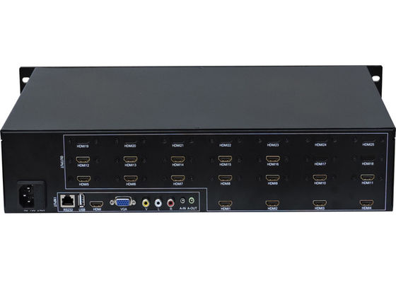 LCD ডিসপ্লে 3D ভিডিও ওয়াল কন্ট্রোলার 4x4 1 ইন 16 HDMI আউটপুট