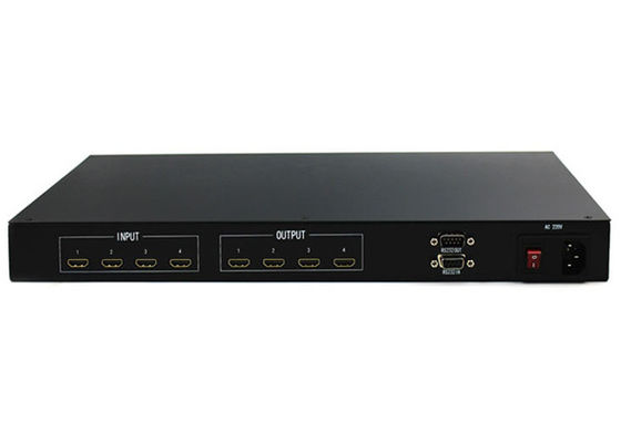 HDCP 3D ডিপ কালার সহ 4K 30Hz 20W 4x4 HDMI ম্যাট্রিক্স সুইচার
