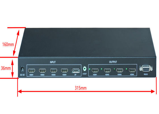 4x4 HDMI ম্যাট্রিক্স সুইচার