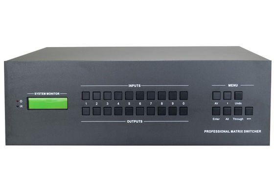 বিজোড় 8x16 মডুলার 4k HDMI ভিডিও ম্যাট্রিক্স সুইচার HDCP