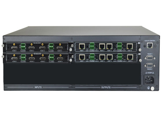 বিজোড় EDID 4K ভিডিও ম্যাট্রিক্স সুইচার 8 HDMI ইনপুট 8 HDBaseT আউটপুট