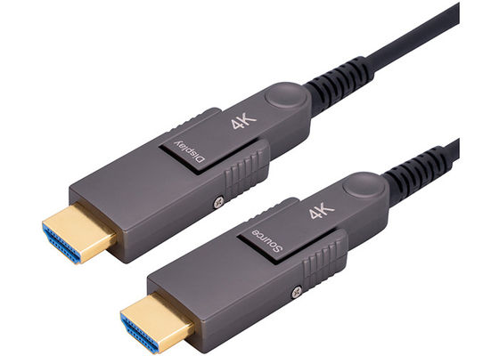 EDID CEC HDCP2.2 HDR HDMI ফাইবার অপটিক কেবল সামঞ্জস্যপূর্ণ EMI RFI