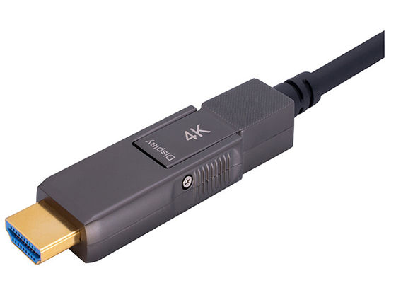 আর্মার্ড অ্যাক্টিভ 200CU 4k HDMI ফাইবার অপটিক কেবল টাইপ ডি থেকে টাইপ ডি
