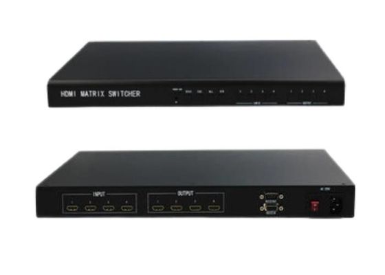 HDCP1.3 HDTV 1920x1080P 60HZ ম্যাট্রিক্স ভিডিও ওয়াল প্রসেসর 4 ইন 4 আউট