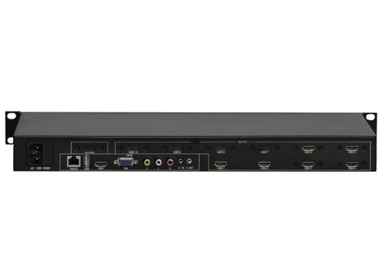 1 ইন 6 আউট 2x3 3x2 RS232 ভিডিও ওয়াল প্রসেসর 3.5 অডিও ইন্টারফেস
