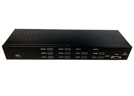 4k*2k 60Hz 3x3 HDMI ভিডিও ওয়াল প্রসেসর HDMI 1 ইনপুট 9 আউটপুট সহ
