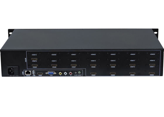 Hdmi 2x2 3x4 2x6 2x5 LCD ভিডিও ওয়াল ম্যাট্রিক্স কন্ট্রোলার RS232 কন্ট্রোল সহ 12টি টিভি স্প্লিসিংয়ের জন্য