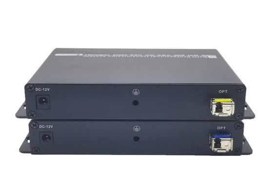 RS232 পোর্ট HDMI ভিডিও এক্সটেন্ডার 1920x1200 3Gbps ওভার ফাইবার অপটিক