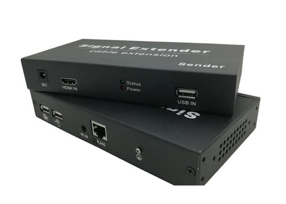 200m 1080P 4K HDMI KVM USB ভিডিও এক্সটেন্ডার একক Cat5e / 6 কেবলের মাধ্যমে