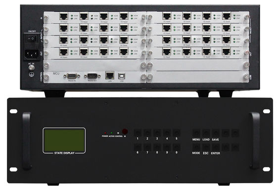 8K60 ভিডিও 16 ইন 16 আউট উচ্চ মানের ভিডিও প্রসেসর 1x4 2X2 3X2 ভিডিও ওয়াল কন্ট্রোলার