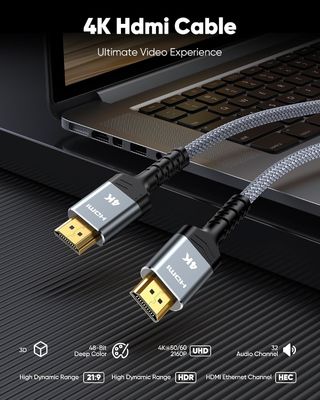 4K 60Hz HDMI ফাইবার অপটিক্যাল ক্যাবল - দীর্ঘ দূরত্বের HDMI ট্রান্সমিশন