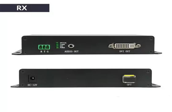 ২০ কিলোমিটার ডিভিআই ফাইবার এক্সটেন্ডার 1080p@60Hz HDMI 1.3 & 3.5mm অডিও সাপোর্ট