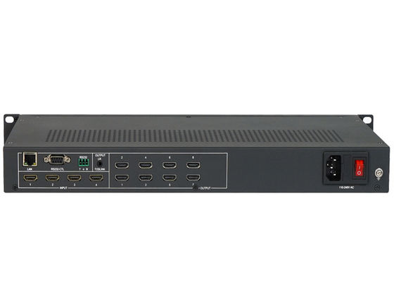 4 ইনপুট 8 আউটপুট HDMI এলসিডি ভিডিও ওয়াল 4k 60hz ডিসপ্লে ওয়াল কন্ট্রোলার