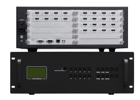 4k 1080P 4x4 HDMI ভিডিও ওয়াল কন্ট্রোলার সেল্ফ অ্যাডাপটিভ পাওয়ার