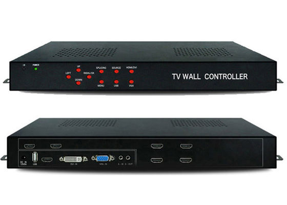 1 ইন 6 আউট HDMI ভিডিও ওয়াল কন্ট্রোলার 2x3 2x2 ম্যাট্রিক্স গুণ