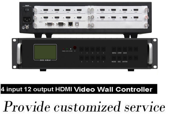 CE RoHs FCC সহ 3x2 2x4 2x3 HDMI ভিডিও ওয়াল কন্ট্রোলার পাস
