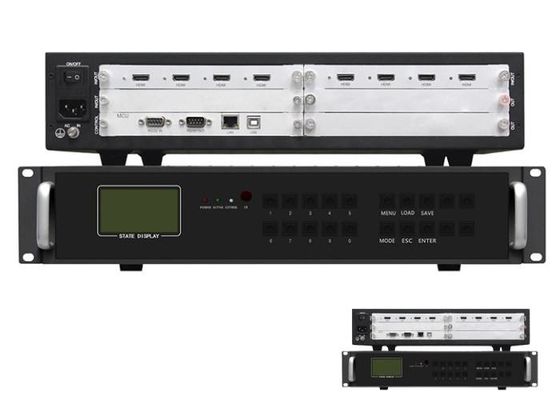 মডুলার HDMI ভিডিও ওয়াল কন্ট্রোলার 2x2 1x2 2x1 4 ইনপুট 4 আউটপুট