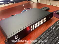 সিমলেস সুইচিং সহ পেশাদার এইচডিএমআই 9x1 মাল্টি ভিউয়ার